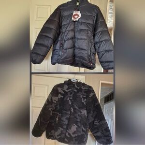 Canada Weather Gear Reversible Puffer Jacket